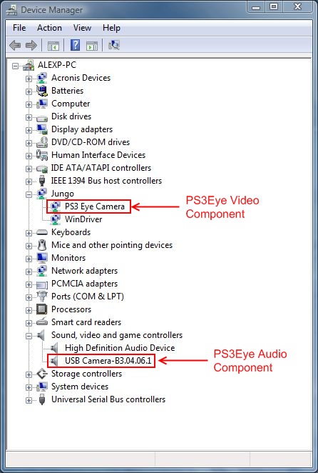 sony ps eye windows driver